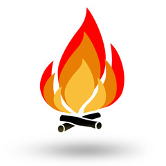 Illustration of a Fire Icon