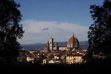 Obraz premium Florenz, Aussicht auf Kathedrale Santa Maria del Fiore