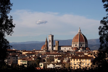 Fototapeta na wymiar Florenz, Aussicht auf Kathedrale Santa Maria del Fiore