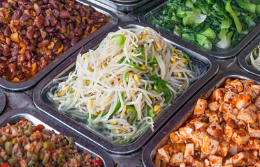 Chinese food: germinated beans.