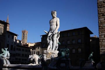 Florenz, Piazza della Signoria, Neptunbrunnen © arenak