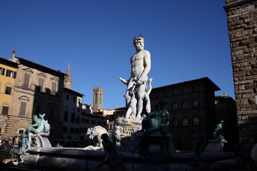 Florenz, Piazza della Signoria, Neptunbrunnen © arenak