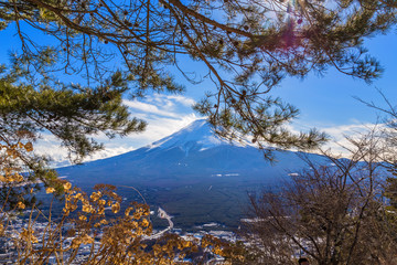 The Mt.Fuji. The shooting location is Lake Kawaguchiko, Yamanashi prefecture Japan.