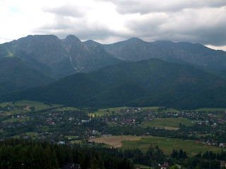 Fototapeta na wymiar Zakopane, mountain view