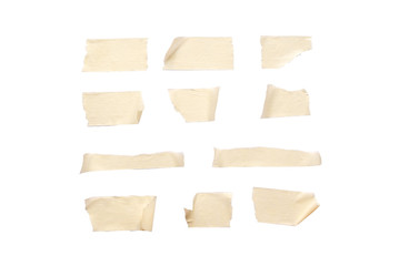 brown tape isolated on white background