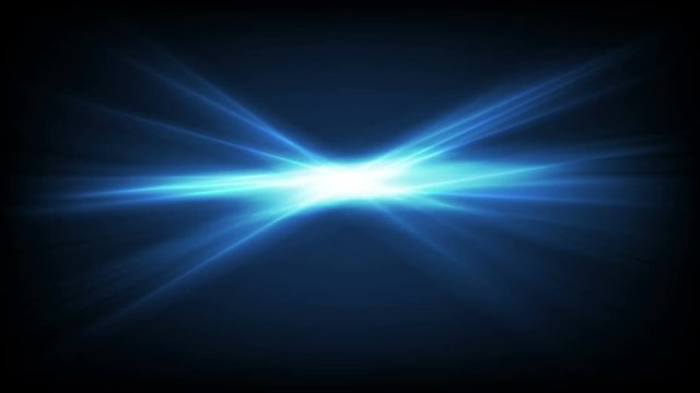 Animated background of glowing blue laser beams. Fantasy luminous motion design Ultra HD 4K 3840x2160