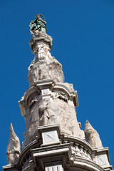 Fototapeta na wymiar Obelisk in Naples, Italy