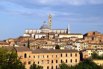 Obraz premium Siena, Italy. The view on the city.
