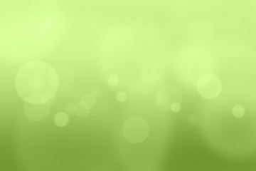 Blurred  bokeh background in Greenery, color of the year 2017 