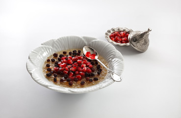 Traditional Turkish dessert ashure - Noah's Pudding