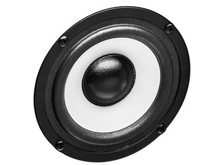 Acoustic the loudspeaker isolated image.