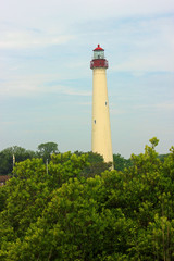 Fototapeta na wymiar Cape May New Jersey Lighthouse