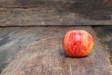 Red Apple Close up,select focus with shallow depth of field 