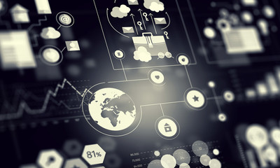 Sales data and dynamics . Mixed media