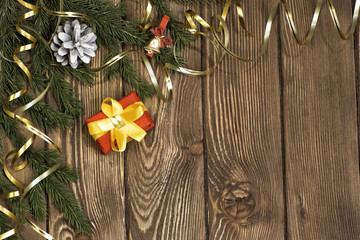 Wishing you Merry Christmas . Mixed media