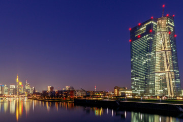 Frankfurt. Skyscrapers of the city's business center.