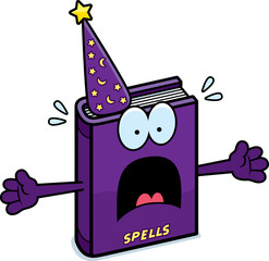 Scared Cartoon Spell Book