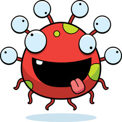 Crazy Cartoon Eyeball Monster