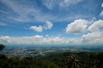 Aussicht auf Chiang Mai, Thailand