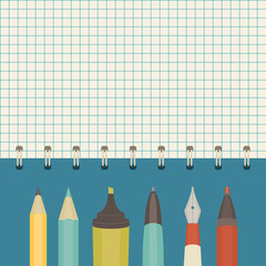Collection of writing tools
