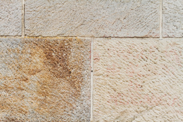Close-up texture of stone wall