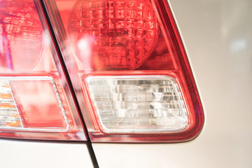 Car light closeup
