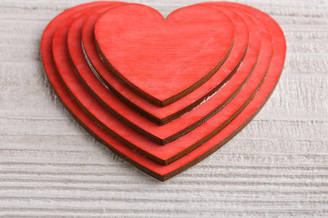 Valentine's Day background with heart. A heart. Love. Romantic background with place for writing. I...