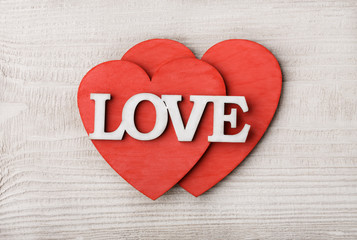Valentine's Day background with heart. A heart. Love. Romantic background with place for writing. I...