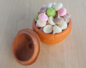 Traditional Thai style sweet dessert (A-lua)