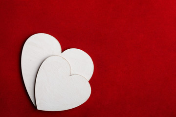 Valentine's Day background with heart. A heart. Love. Romantic background with place for writing. I...