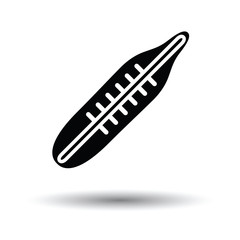 Medical thermometer icon