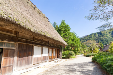 Fototapeta na wymiar Shirakawago old village in Japan