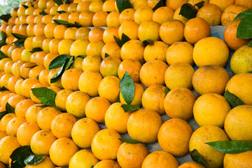 Orange fruit background. Asian food