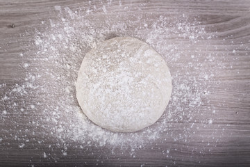 Fresh dough ball