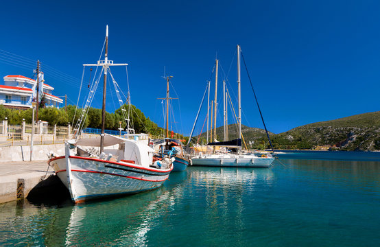 Greece, fishermen boats