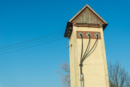 Trafoturm mit integriertem Umspannwerk 