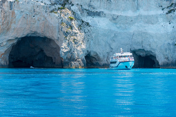 Visit at Blue Caves in Zakynthos