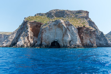 Fototapeta na wymiar Cave In Island Zakynthos Greece