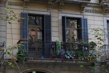 Fototapeta na wymiar decorated window