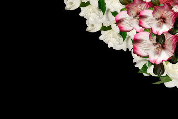 greeting card with flowers