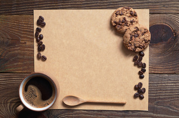 Coffee with cookies