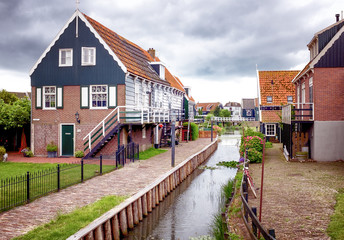 Typical house in Volendam