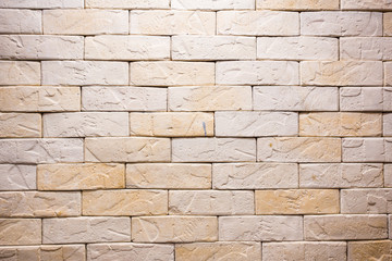 Brown yellow brick background