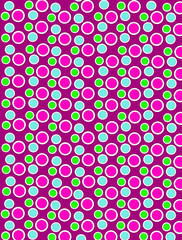 Colored Dots on White Dots Burgundy