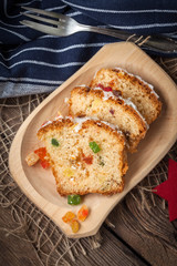 Christmas fruit cake.