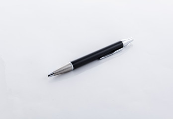 black Ball Point Pen Isolated