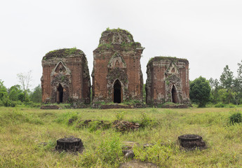 Chien Dan, Champa ancient tower in Quang Nam, Vietnam, is a group of three towers from the ancient...