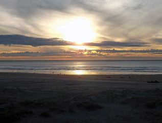 Naklejka premium sunset