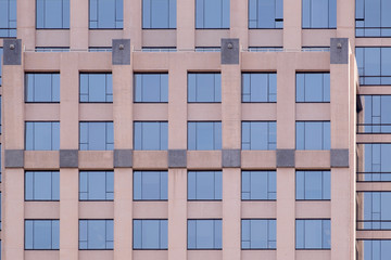 Apartment building / Exterior view of apartment building.