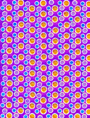 Soft Focused Dots on Purple